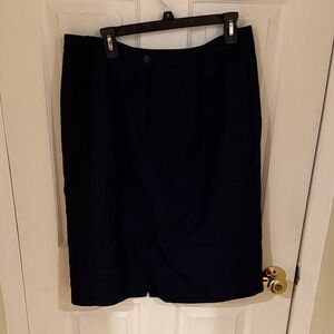 Women’s Professional Business Style Worthington Black Pencil Skirt Plus Size